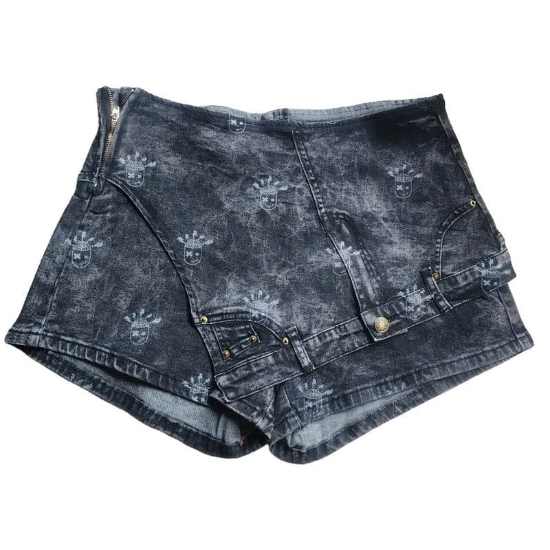 Fiend 4 Dopeness - Big Faces Denim Skort