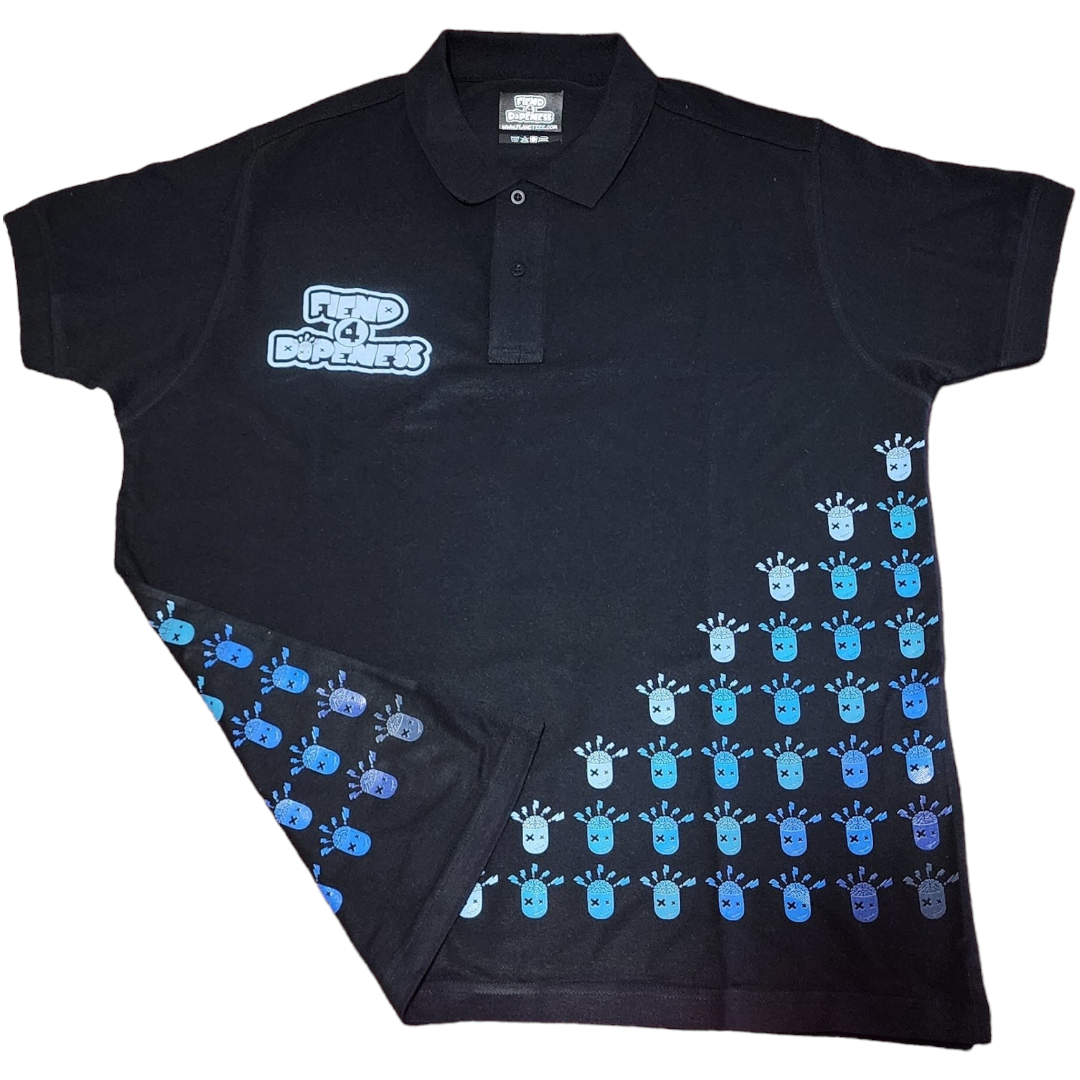 Fiend 4 Dopeness - Double Ombre Polo Shirt